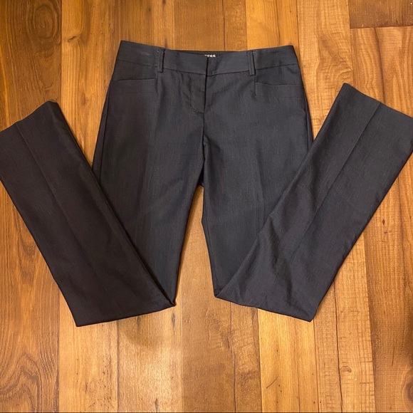 EXPRESS Mid rise Barely Boot Columnist 0R Navy - Picture 3 of 6